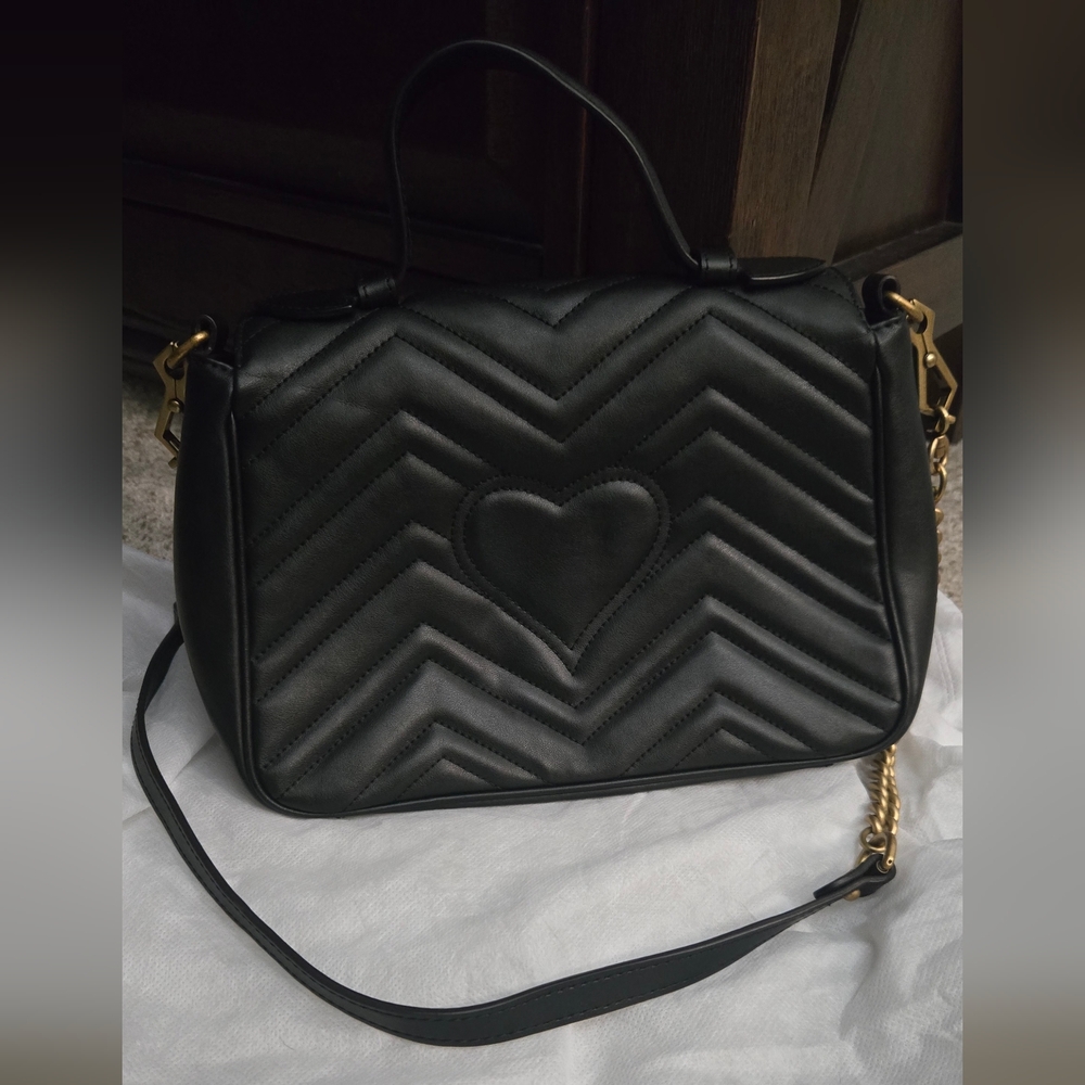 Gucci Marmont Flap Bag with Gold Chain - Picture 3 of 12